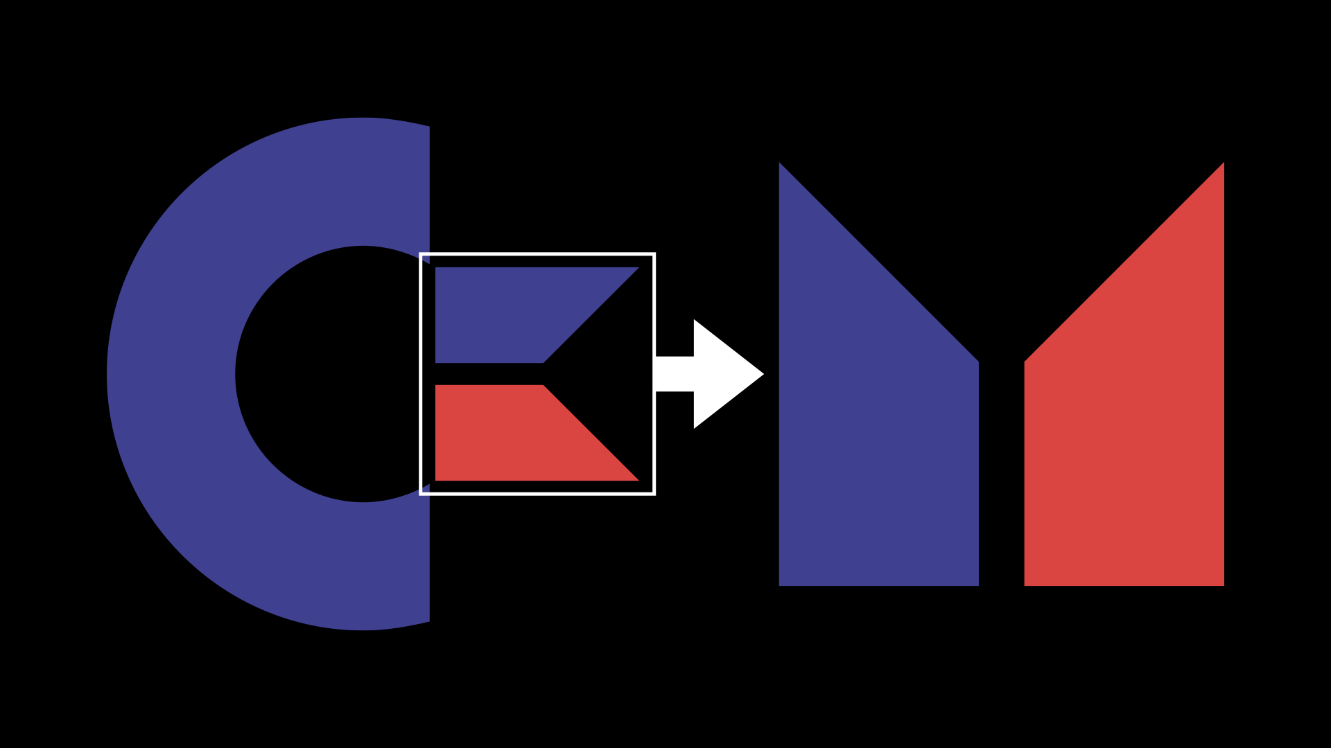 Commodore to MEGA65 Logo