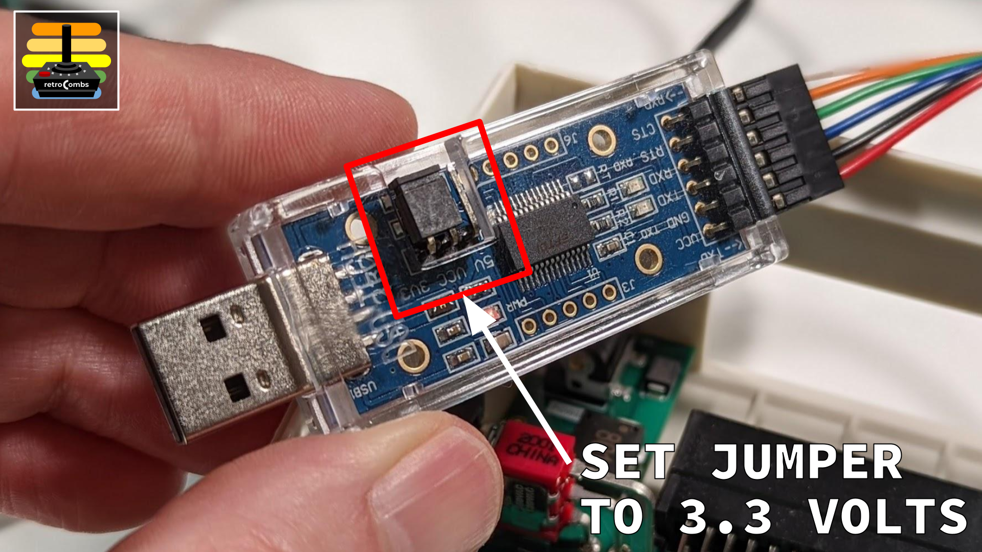 Voltage Jumper on UART