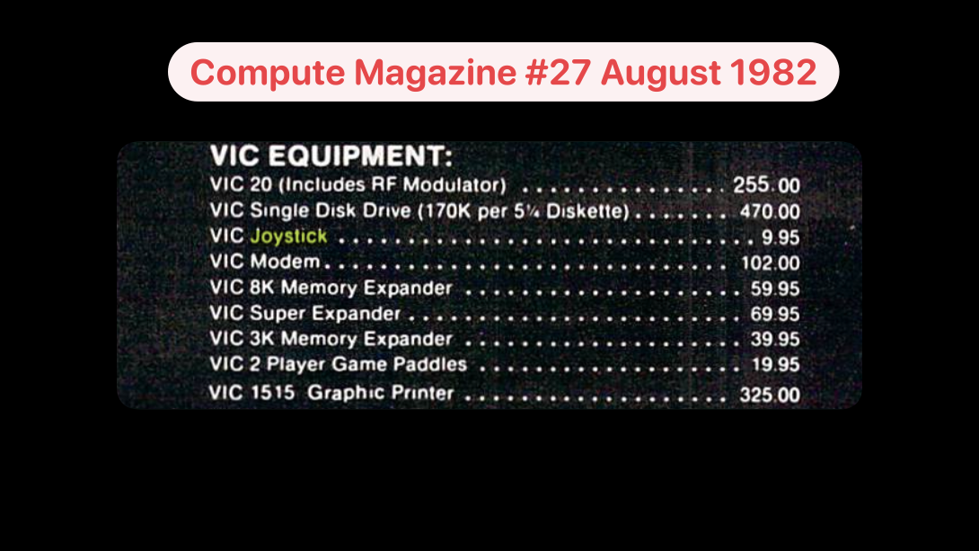The First Commodore Joystick: VIC-1311